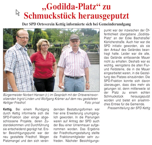 „Godilda-Platz“ zu Schmuckstück herausgeputzt