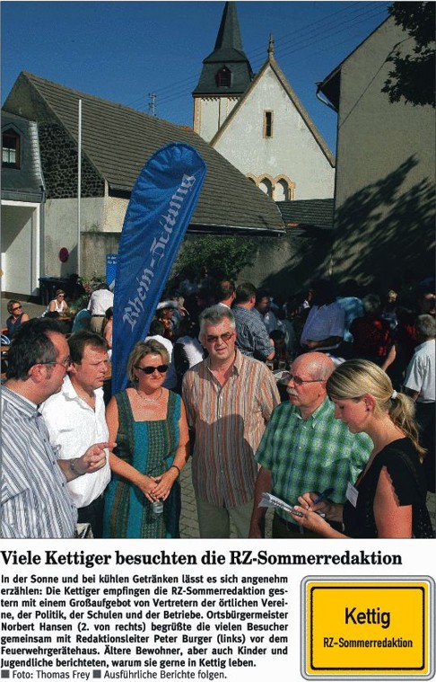 RZ-Sommerredaktion in Kettig