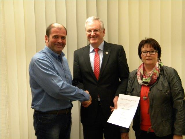 Auszeichnung mit der Ehrennadel des Landes Rheinland-Pfalz