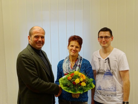 Ortsbürgermeister dankte Claudia Moskopp für ihr 25-jähriges Dienstjubiläum