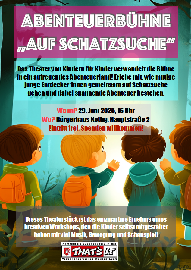 Einladung zur Präsentation unseres Kinderprojekts